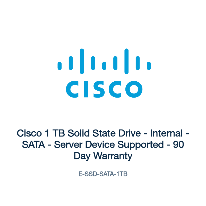E-SSD-SATA-1TB: Cisco 1 TB Solid State Drive
