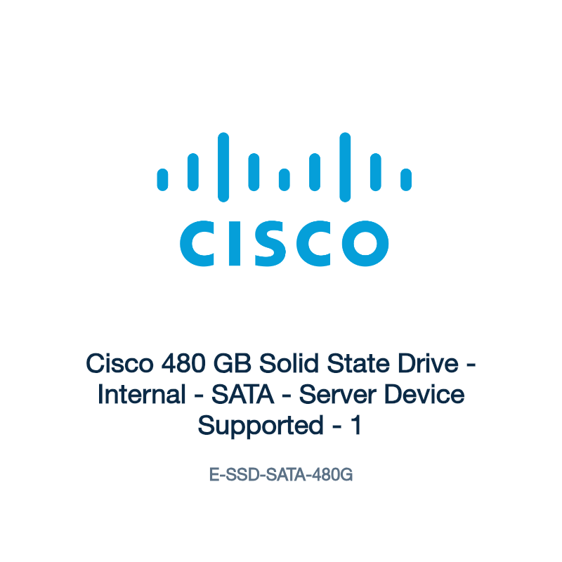 E-SSD-SATA-480G: Cisco 480 GB Solid State Drive