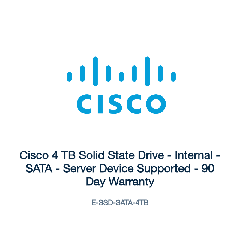 E-SSD-SATA-4TB: Cisco 4 TB Solid State Drive