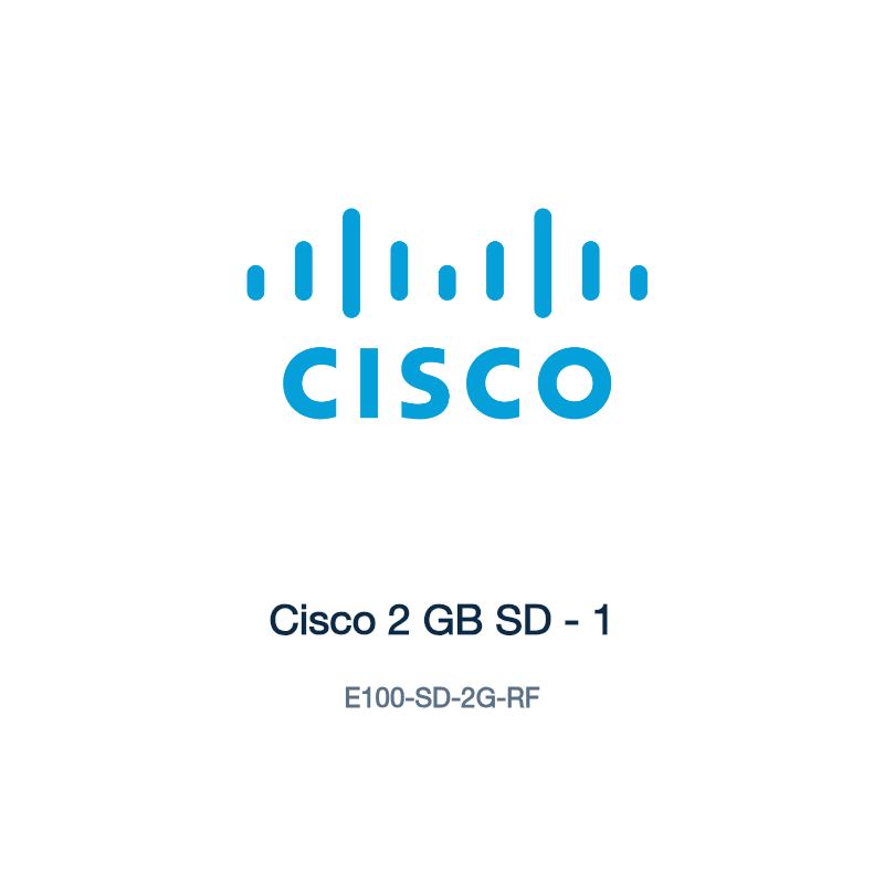 E100-SD-2G-RF: Cisco 2 GB SD - 1