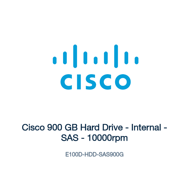 E100D-HDD-SAS900G: Cisco 900 GB Hard Drive