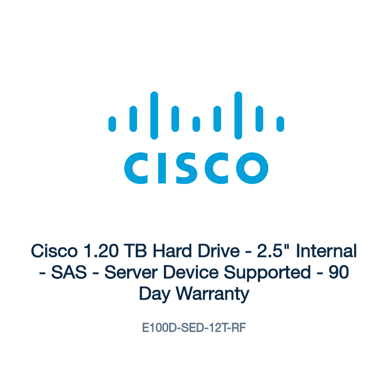E100D-SED-12T-RF: Cisco 1.20 TB Hard Drive