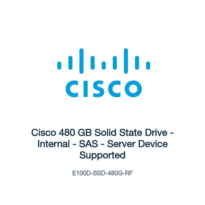 E100D-SSD-480G-RF: Cisco 480 GB Solid State Drive