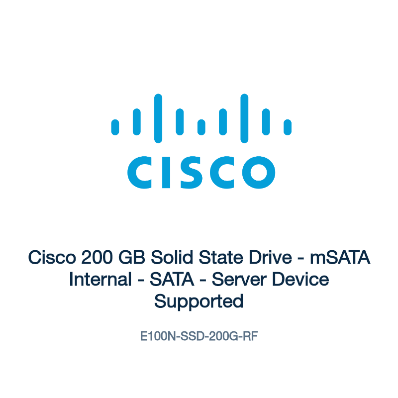 E100N-SSD-200G-RF: Cisco 200 GB Solid State Drive