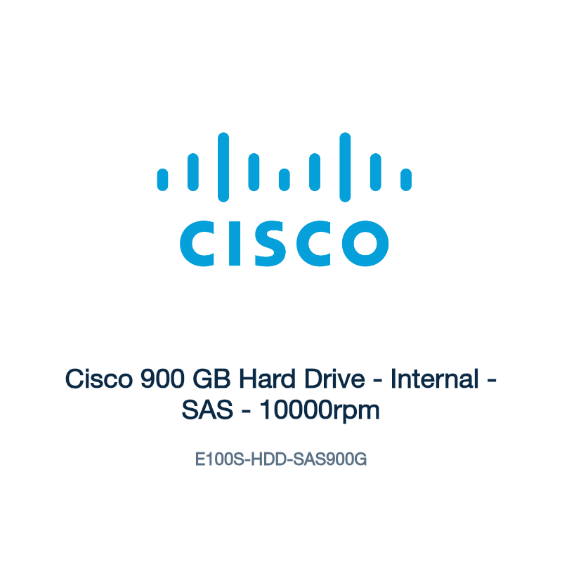 E100S-HDD-SAS900G: Cisco 900 GB Hard Drive