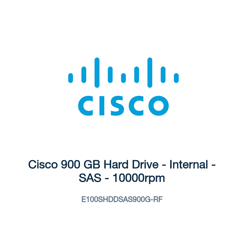E100SHDDSAS900G-RF: Cisco 900 GB Hard Drive
