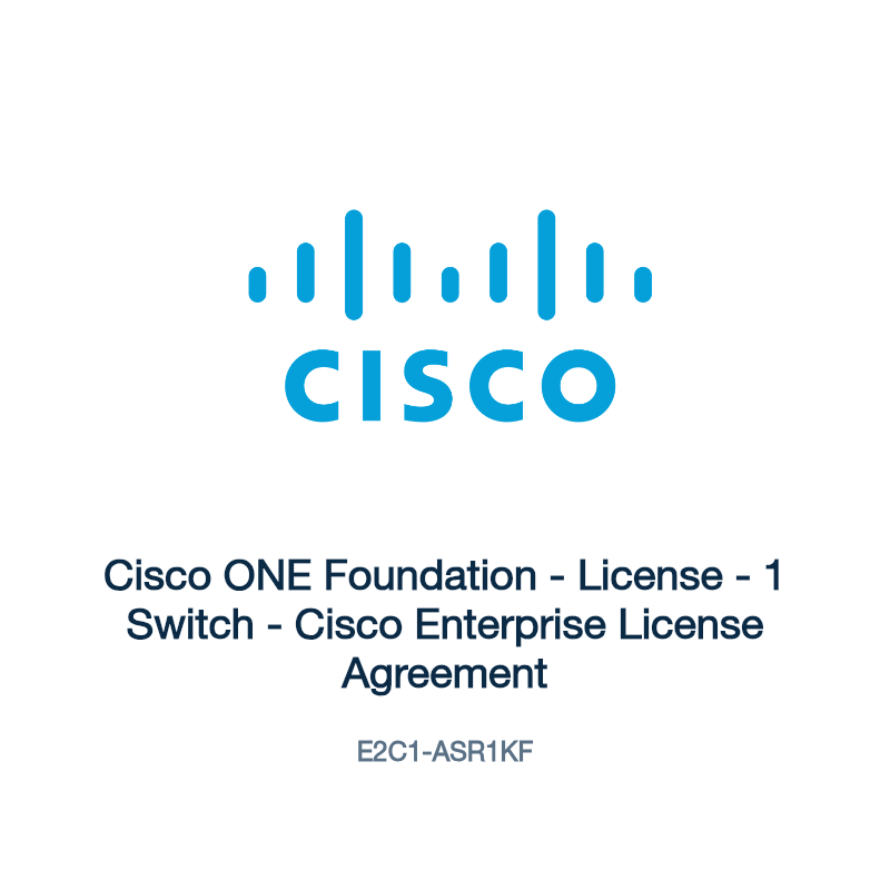 E2C1-ASR1KF: Cisco ONE Foundation