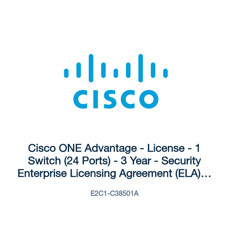 E2C1-C38501A: Cisco ONE Advantage