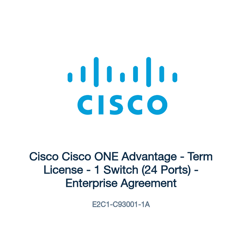 E2C1-C93001-1A: Cisco Cisco ONE Advantage