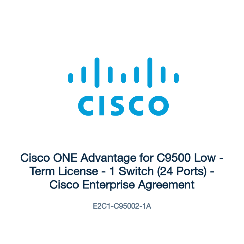 E2C1-C95002-1A: Cisco ONE Advantage for C9500 Low