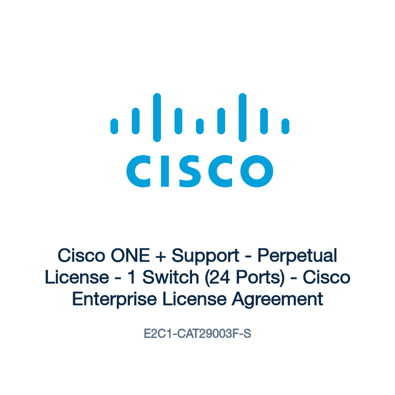 E2C1-CAT29003F-S: Cisco ONE + Support