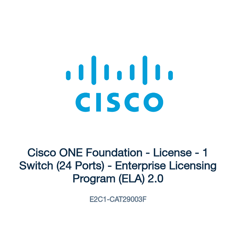 E2C1-CAT29003F: Cisco ONE Foundation