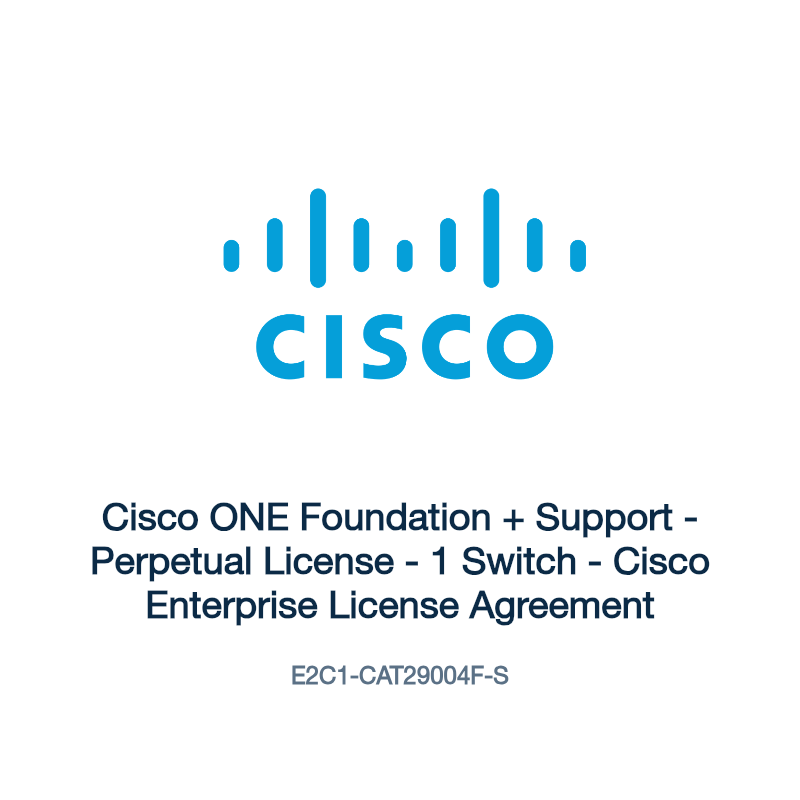 E2C1-CAT29004F-S: Cisco ONE Foundation + Support