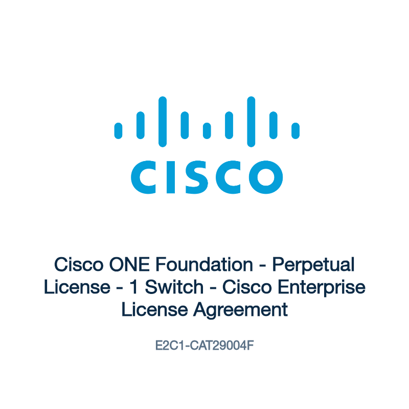 E2C1-CAT29004F: Cisco ONE Foundation