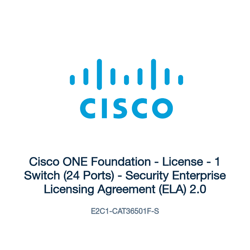 E2C1-CAT36501F-S: Cisco ONE Foundation
