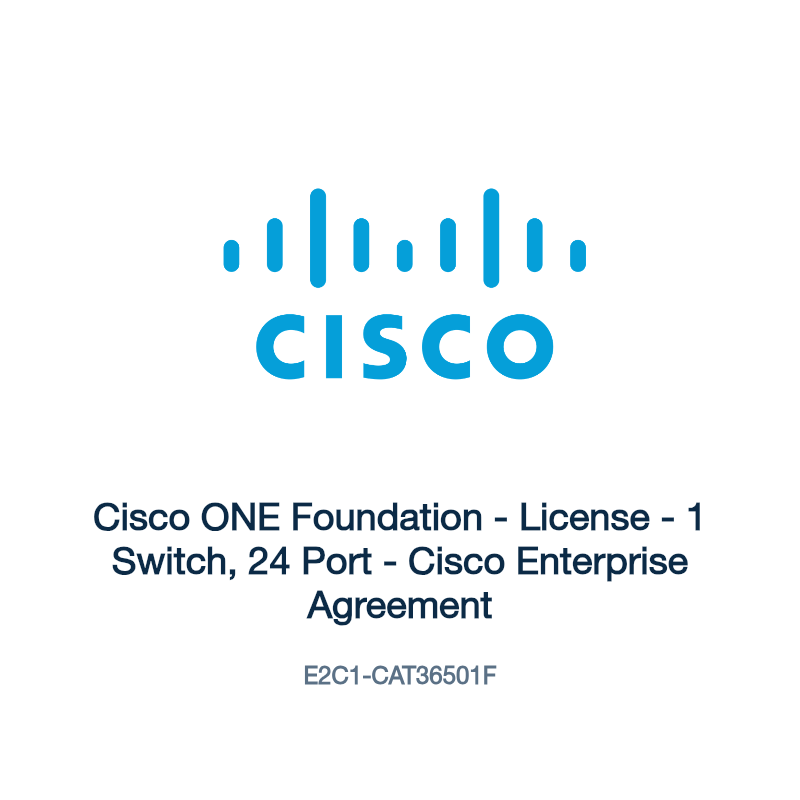E2C1-CAT36501F: Cisco ONE Foundation