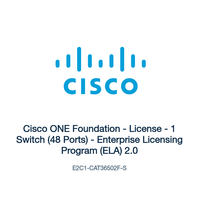 E2C1-CAT36502F-S: Cisco ONE Foundation