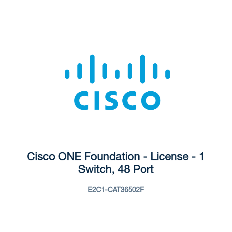 E2C1-CAT36502F: Cisco ONE Foundation