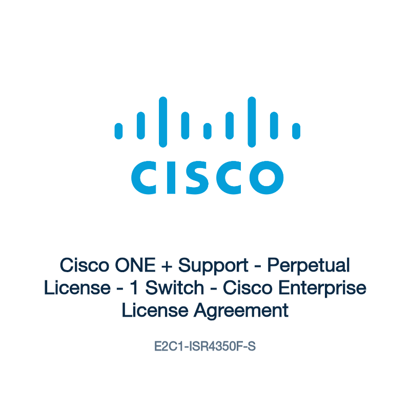 E2C1-ISR4350F-S: Cisco ONE + Support