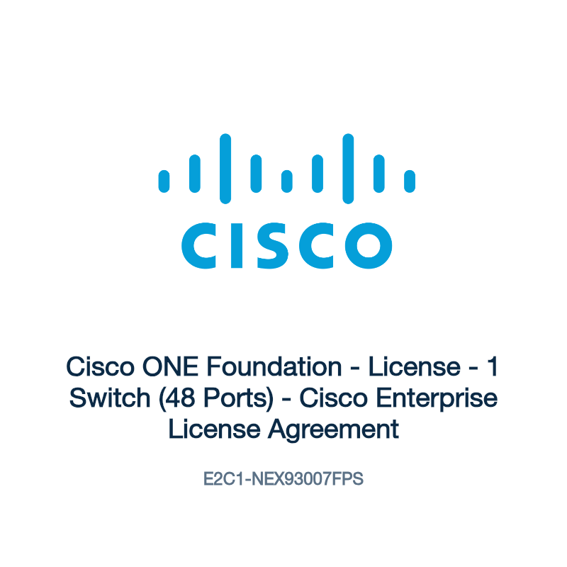 E2C1-NEX93007FPS: Cisco ONE Foundation