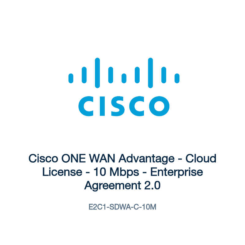 E2C1-SDWA-C-10M: Cisco ONE WAN Advantage