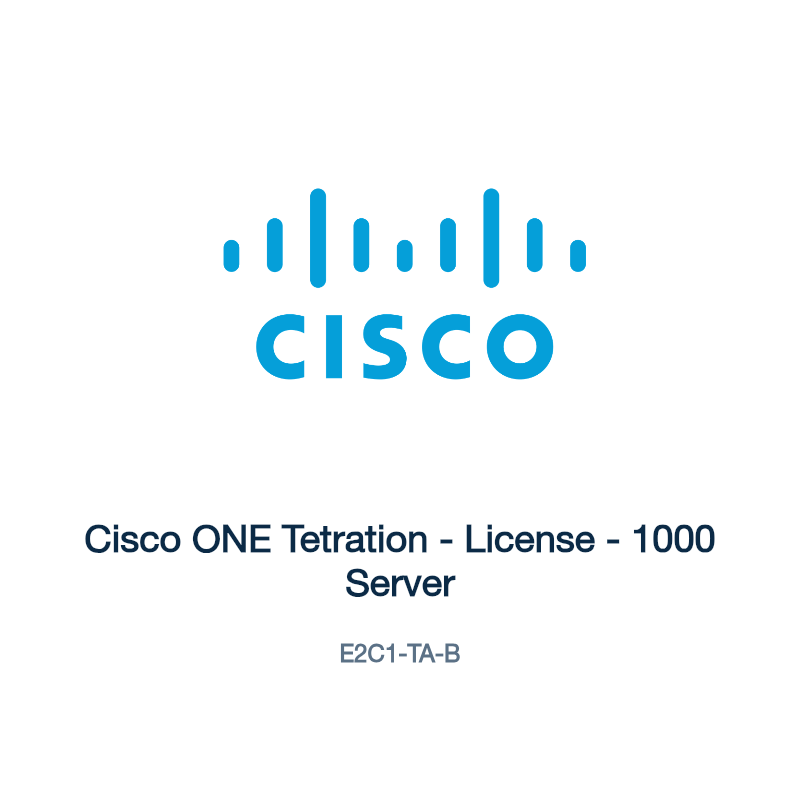 E2C1-TA-B: Cisco ONE Tetration