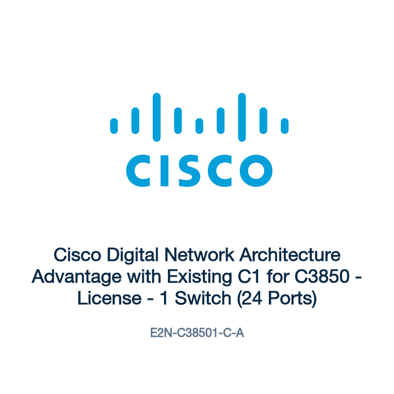 E2N-C38501-C-A: Cisco Digital Network Architecture Advantage with Existing C1 for