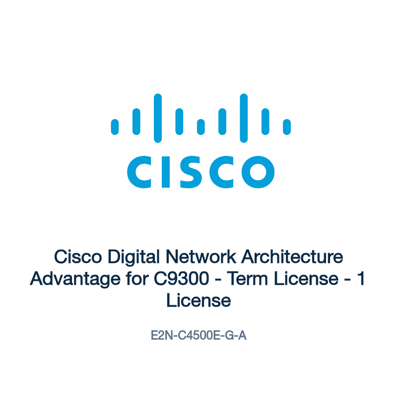E2N-C4500E-G-A: Cisco Digital Network Architecture Advantage for C9300