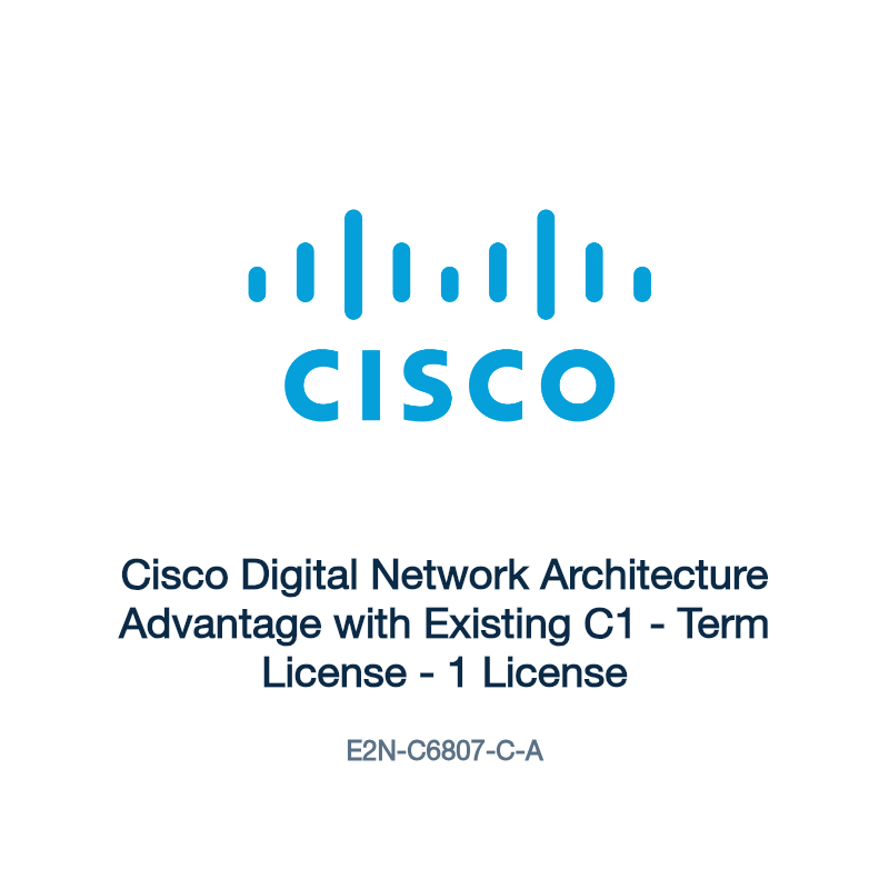 E2N-C6807-C-A: Cisco Digital Network Architecture Advantage with Existing C1