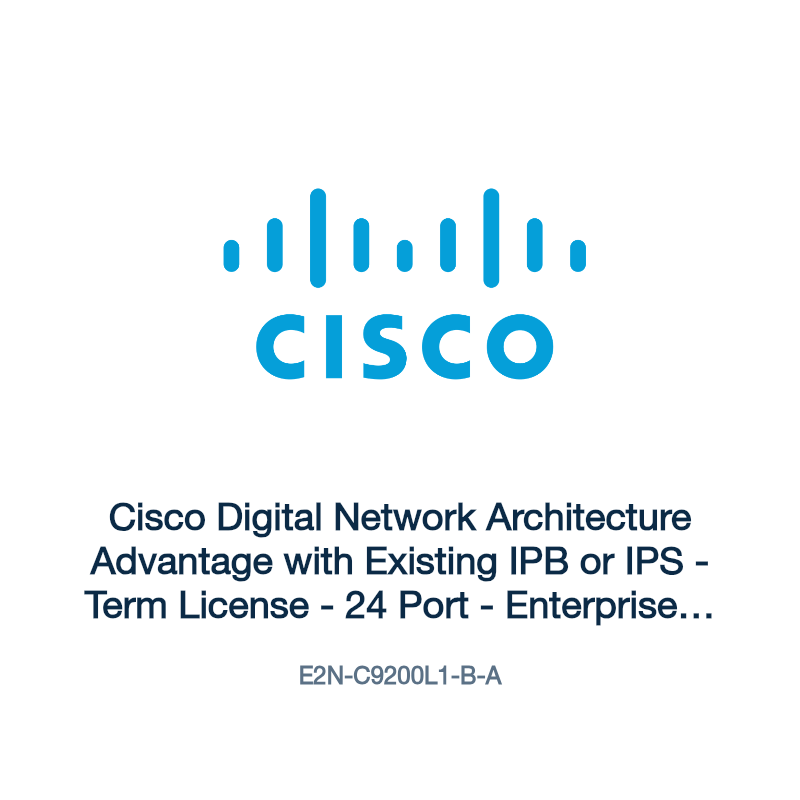 E2N-C9200L1-B-A: Cisco Digital Network Architecture Advantage with Existing IPB or IPS