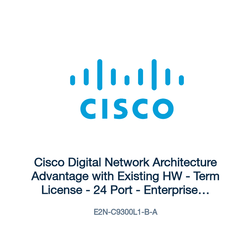 E2N-C9300L1-B-A: Cisco Digital Network Architecture Advantage with Existing HW