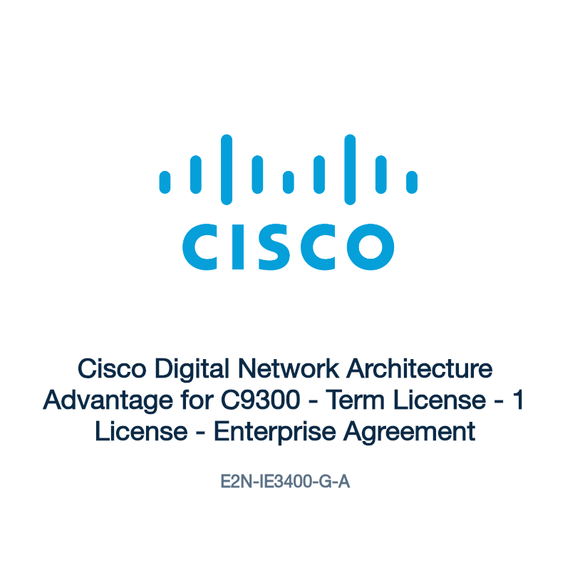 E2N-IE3400-G-A: Cisco Digital Network Architecture Advantage for C9300