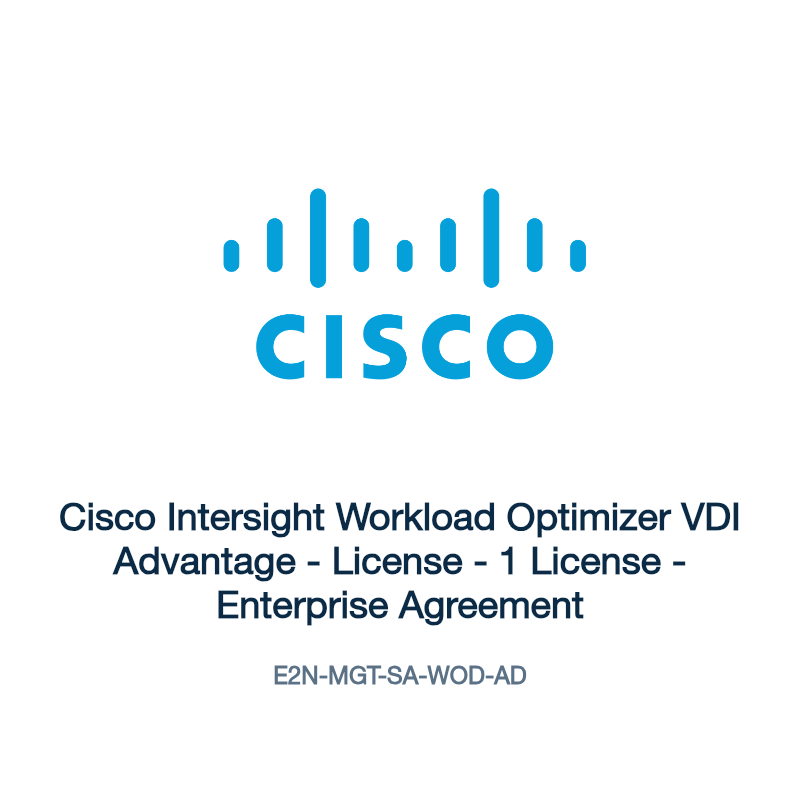 E2N-MGT-SA-WOD-AD: Cisco Intersight Workload Optimizer VDI Advantage