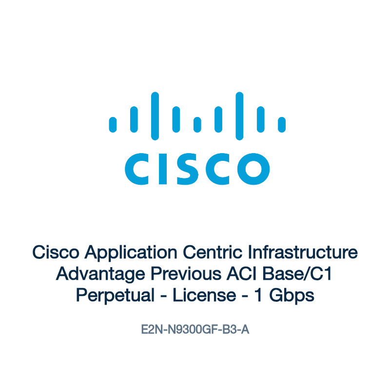 E2N-N9300GF-B3-A: Cisco Application Centric Infrastructure Advantage Previous ACI