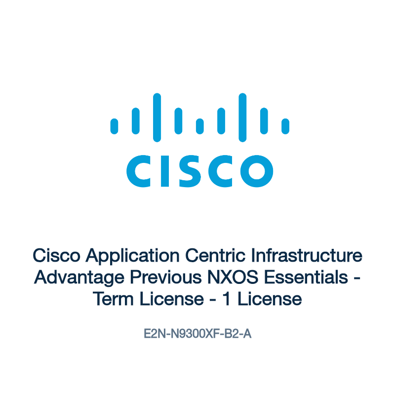 E2N-N9300XF-B2-A: Cisco Application Centric Infrastructure Advantage Previous NXOS