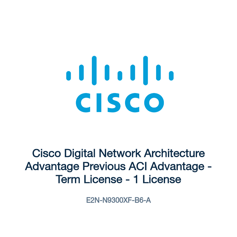 E2N-N9300XF-B6-A: Cisco Digital Network Architecture Advantage Previous ACI Advantage