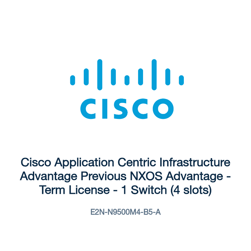 E2N-N9500M4-B5-A: Cisco Application Centric Infrastructure Advantage Previous NXOS