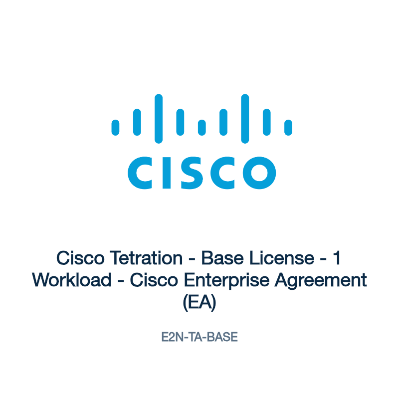 E2N-TA-BASE: Cisco Tetration - Base License - 1 Workload - Cisco Enterprise