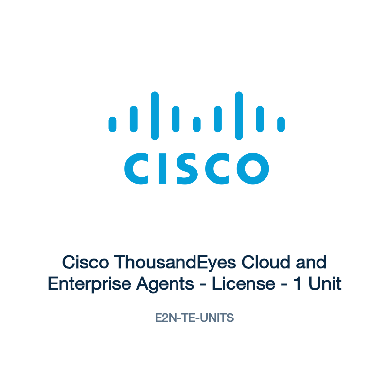 E2N-TE-UNITS: Cisco ThousandEyes Cloud and Enterprise Agents