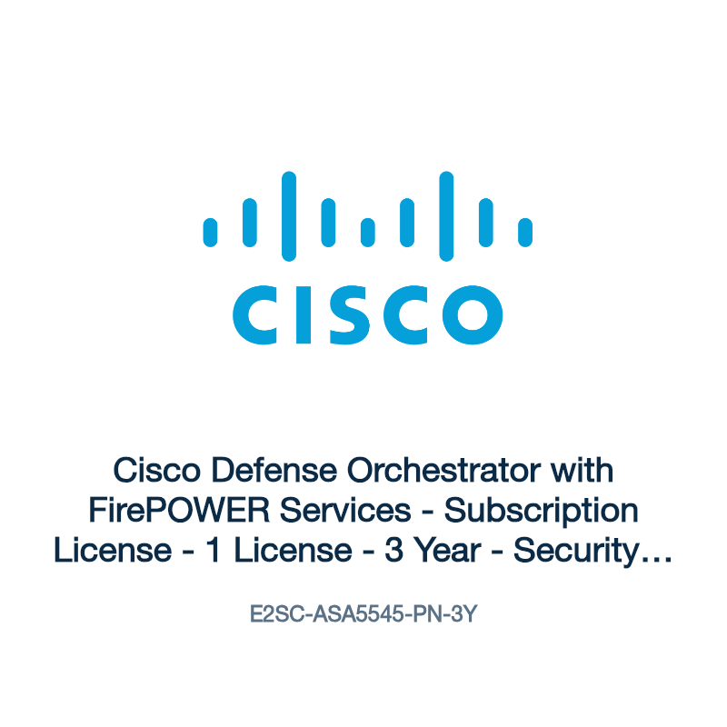 E2SC-ASA5545-PN-3Y: Cisco Defense Orchestrator with FirePOWER Services
