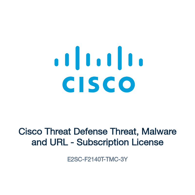 E2SC-F2140T-TMC-3Y: Cisco Threat Defense Threat, Malware and URL