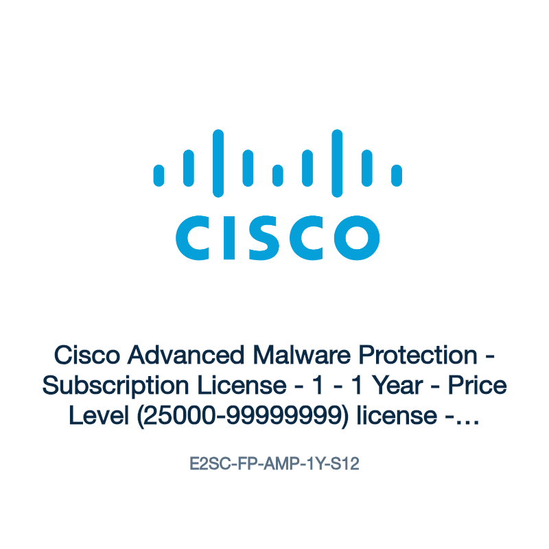 E2SC-FP-AMP-1Y-S12: Cisco Advanced Malware Protection