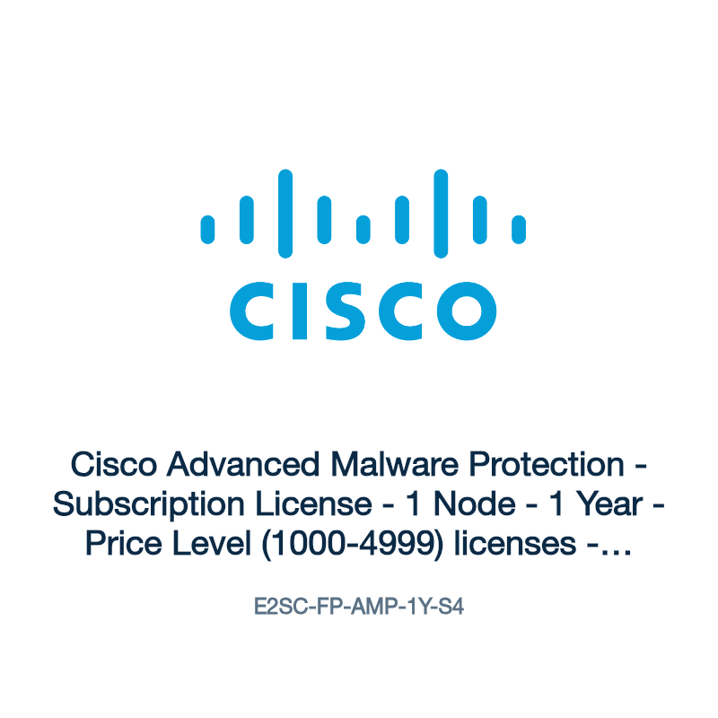 E2SC-FP-AMP-1Y-S4: Cisco Advanced Malware Protection