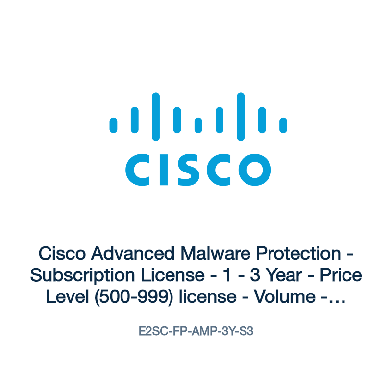 E2SC-FP-AMP-3Y-S3: Cisco Advanced Malware Protection