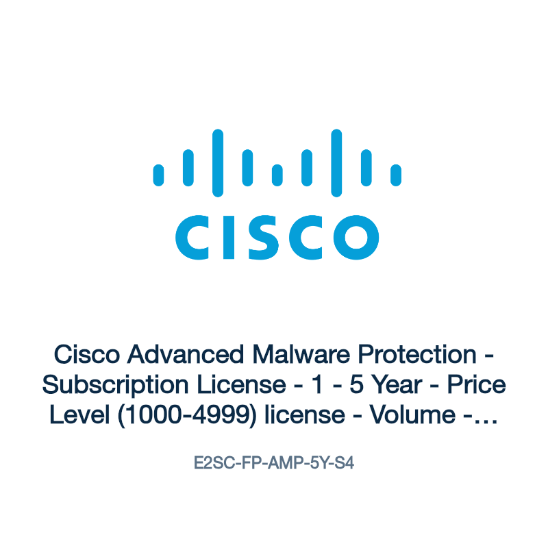 E2SC-FP-AMP-5Y-S4: Cisco Advanced Malware Protection