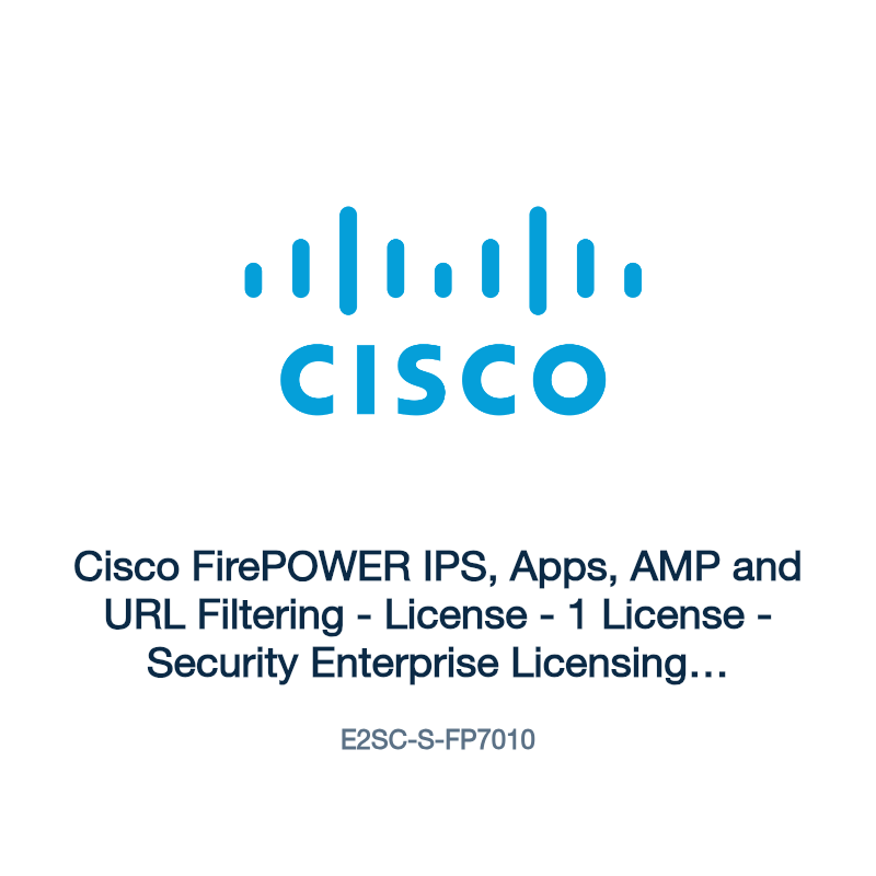E2SC-S-FP7010: Cisco FirePOWER IPS, Apps, AMP and URL Filtering