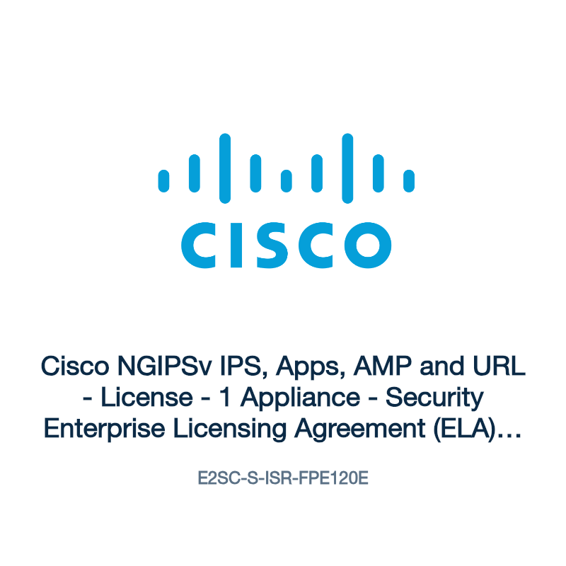 E2SC-S-ISR-FPE120E: Cisco NGIPSv IPS, Apps, AMP and URL