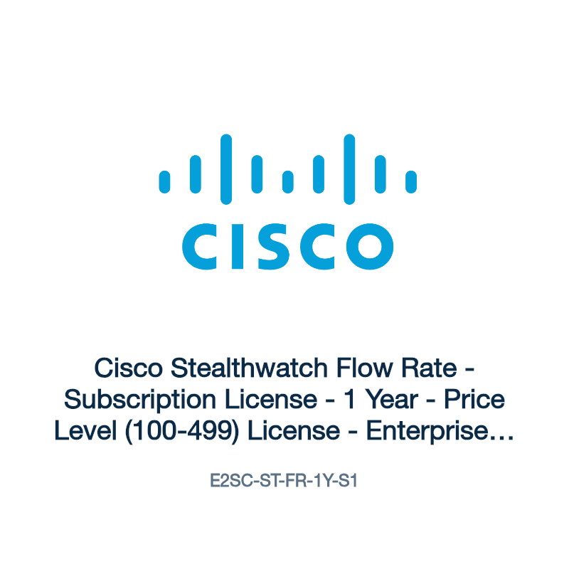 E2SC-ST-FR-1Y-S1: Cisco Stealthwatch Flow Rate