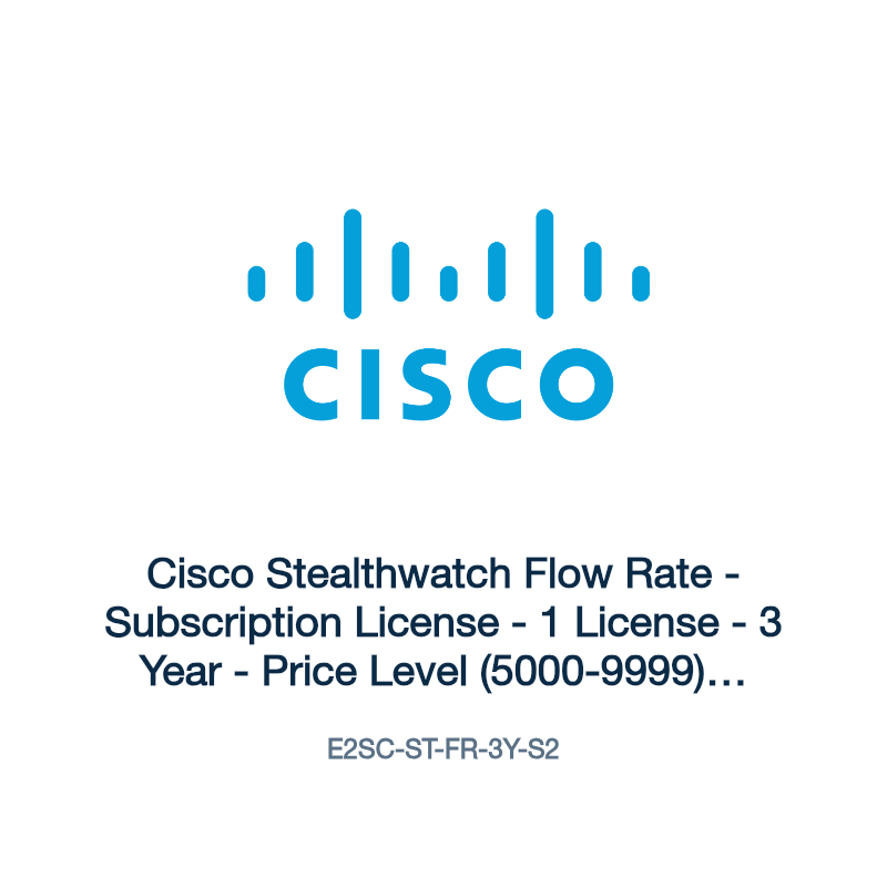 E2SC-ST-FR-3Y-S2: Cisco Stealthwatch Flow Rate
