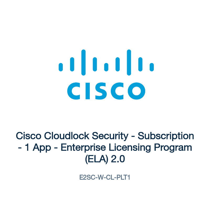 E2SC-W-CL-PLT1: Cisco Cloudlock Security